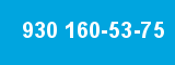 930 160-53-75 930 160-53-75
